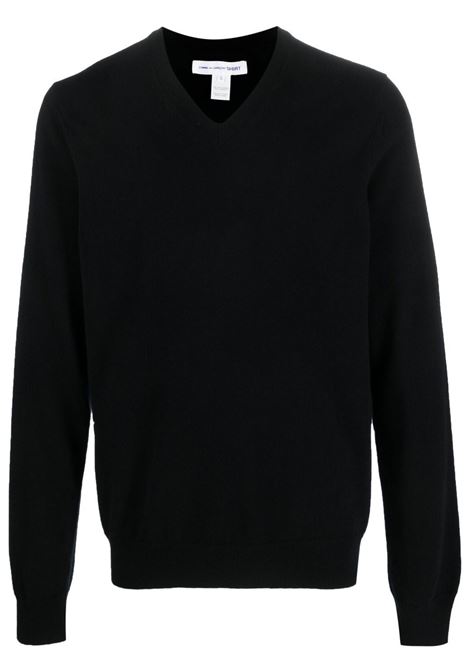 pullover  knit nero uomo nero COMME DES GARÇONS | FZ-N107-PER1